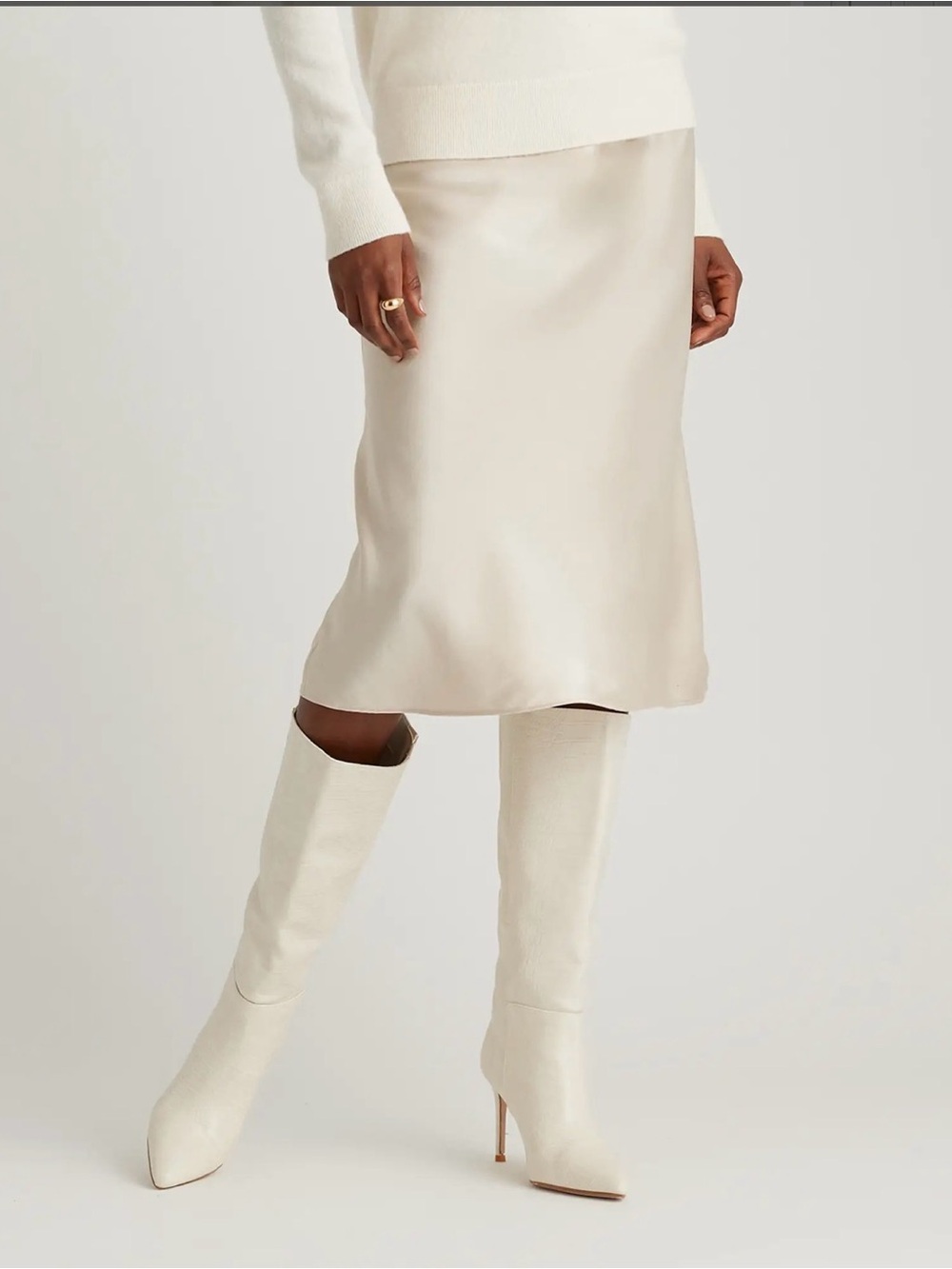 Quince 100% Washable Silk Skirt